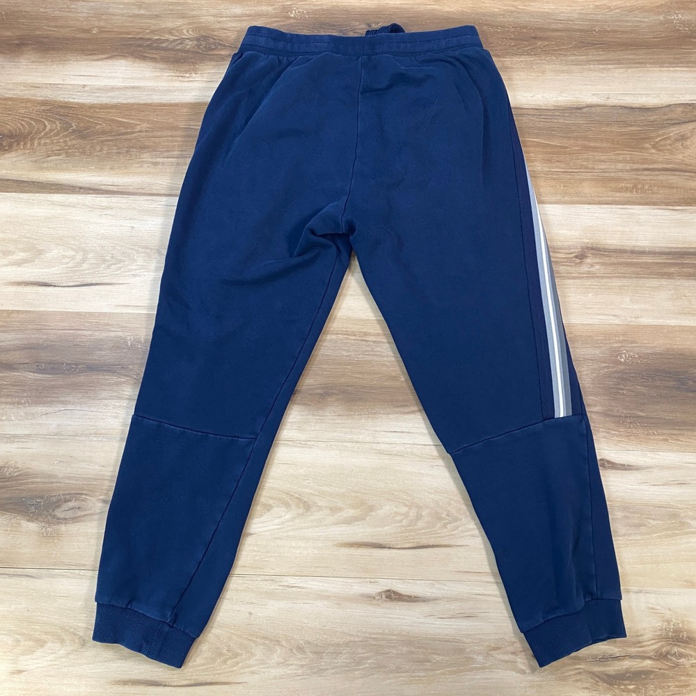 United Colors of Benetton Joggers Men Small Navy Blue Sport Cotton Navy Blue - Picture 9 of 9